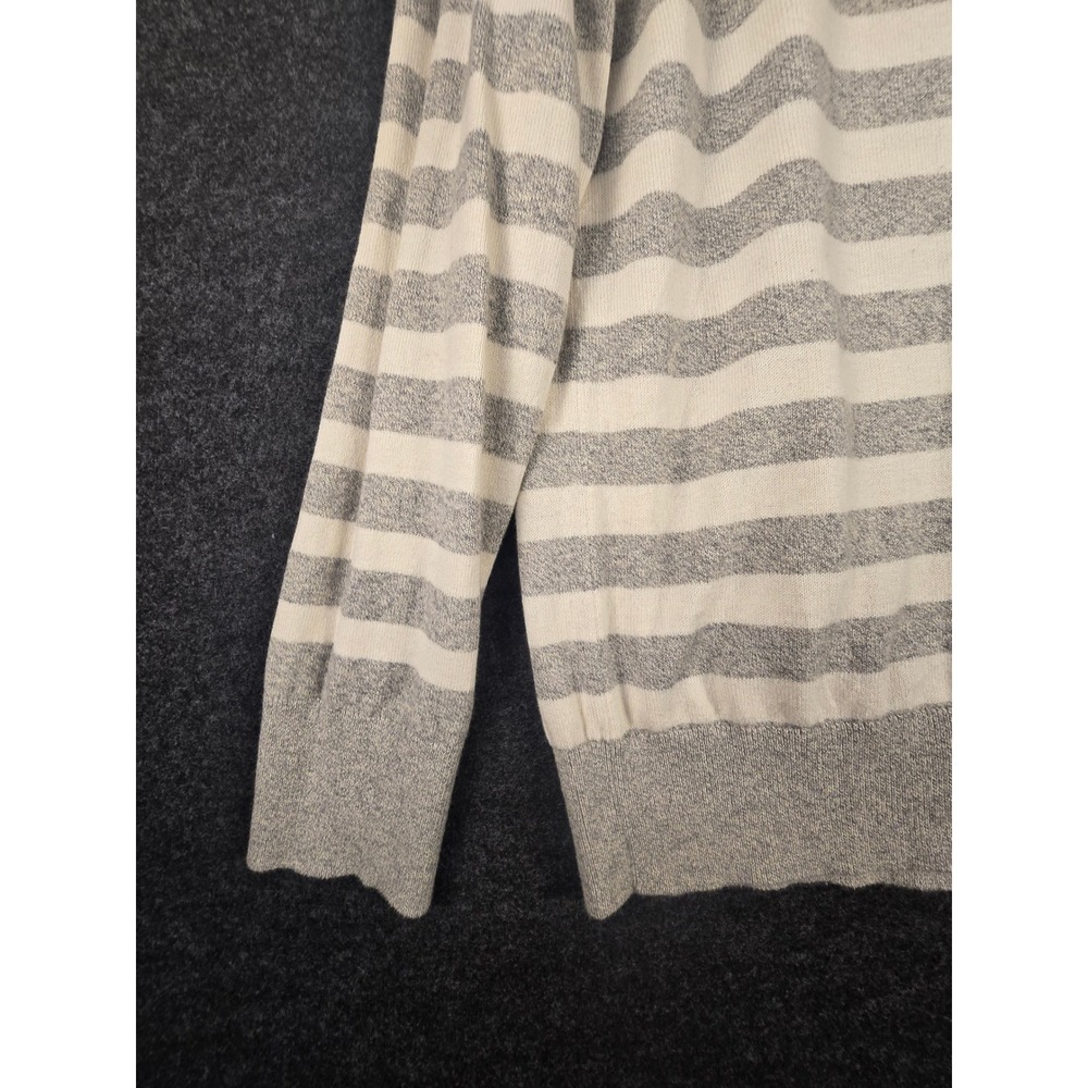 Banana Republic Mens Cotton Cashmere Striped Crewneck Sweater Size M - Picture 5 of 10